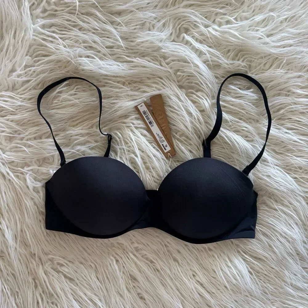 Skims Ultimate PushUp Strapless Bra Onyx Size 34C - Picture 1 of 6